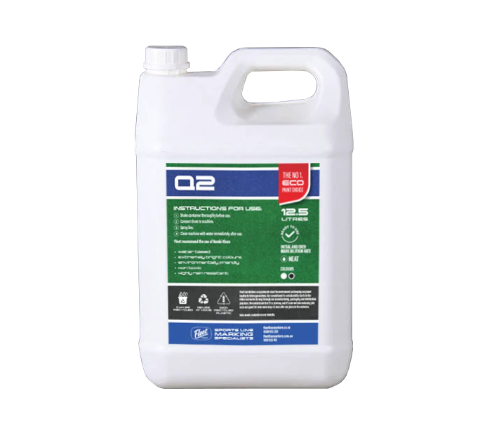 Fleet Q2 White Ready To Use Line Marking Paint 12.5L