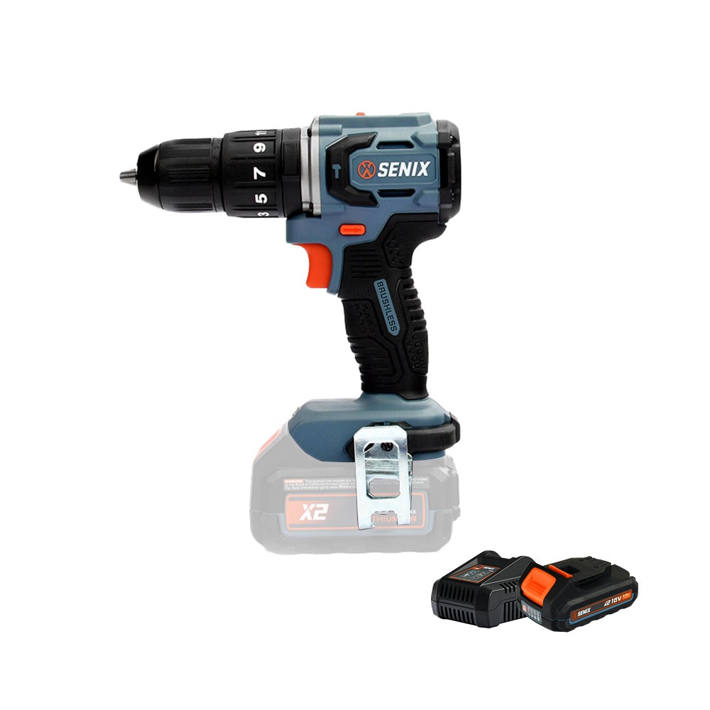 X2 18V Brushless 60Nm Hammer Drill Kit
