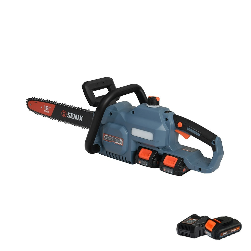 2X2 36V Brushless Rear Handle Chainsaw Kit