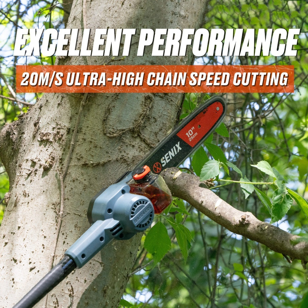X6 60V Brushless 25cm (10") Pole Saw Kit