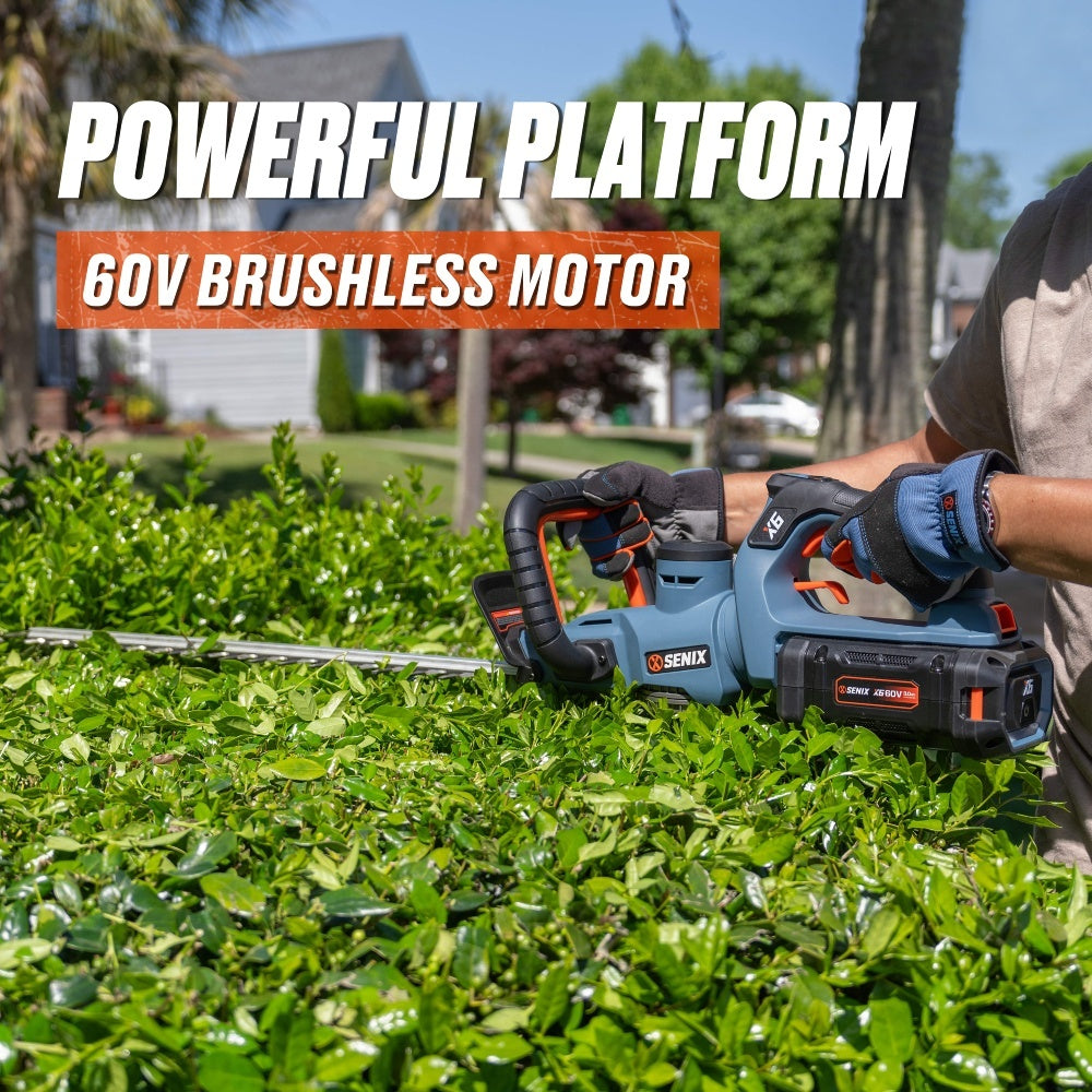 X6 60V Brushless 69cm (26") Hedge Trimmer Kit