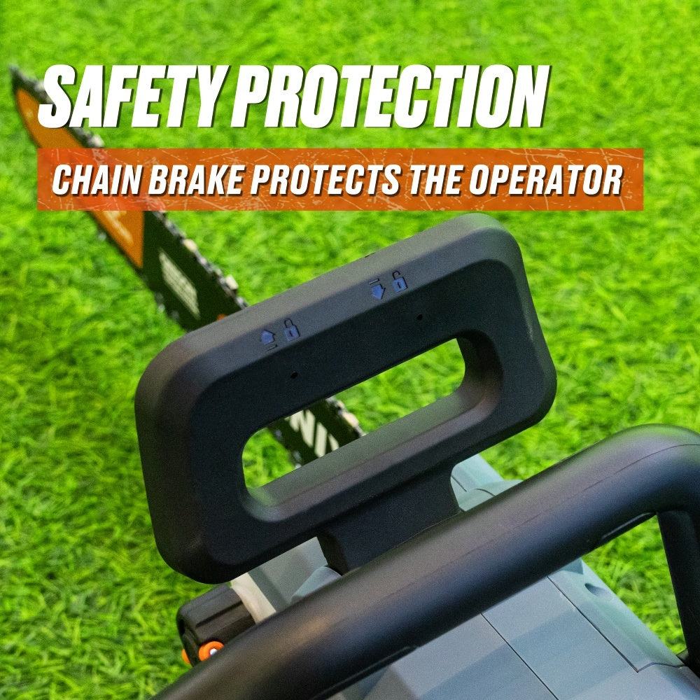 X6 60V Brushless 40cm (16") Rear Handle Chainsaw Kit