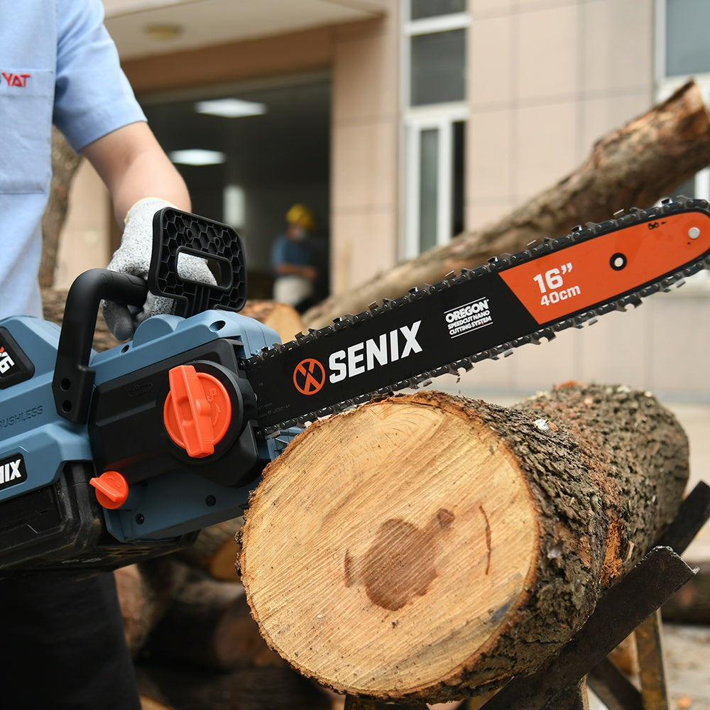 X6 60V Brushless 40cm (16") Rear Handle Chainsaw Kit