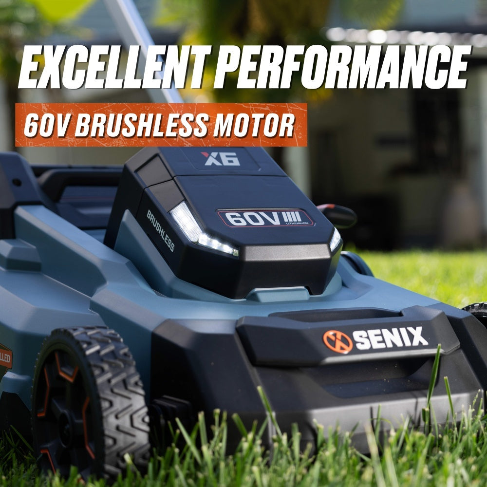X6 60V Brushless 53cm (21") Self-Propelled Lawn Mower Kit