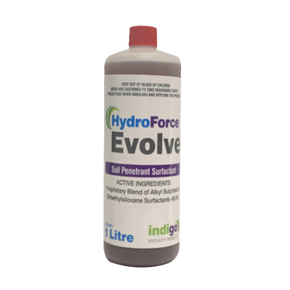 Indigo HydroForce Evolve Soil Penetrant Surfactant Wetting Agent 1L