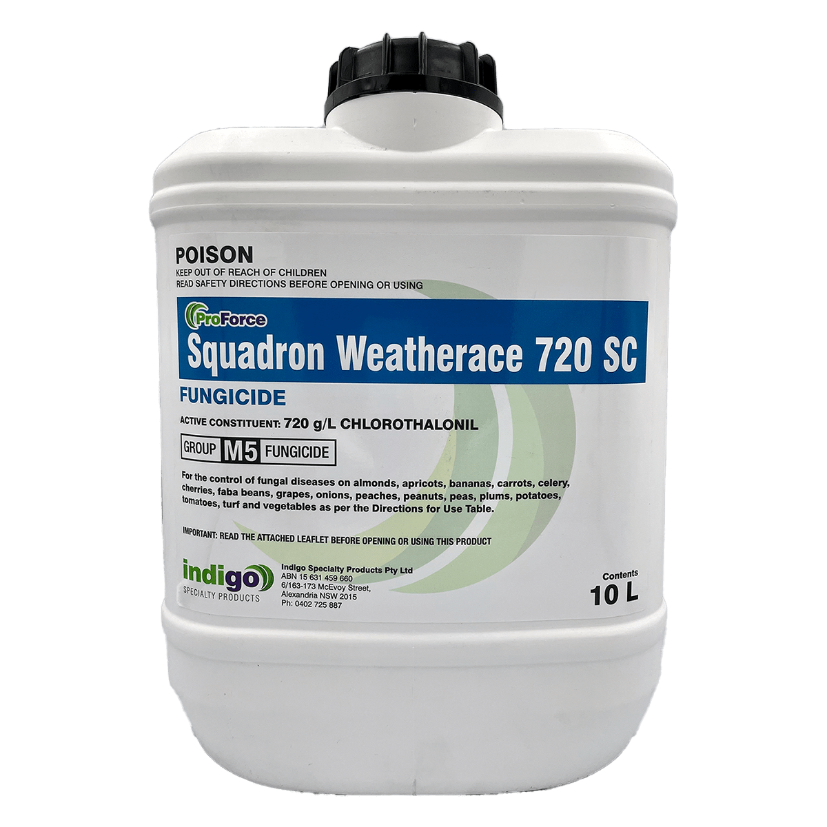 Indigo ProForce Squadron Weatherace 720SC Fungicide 10L