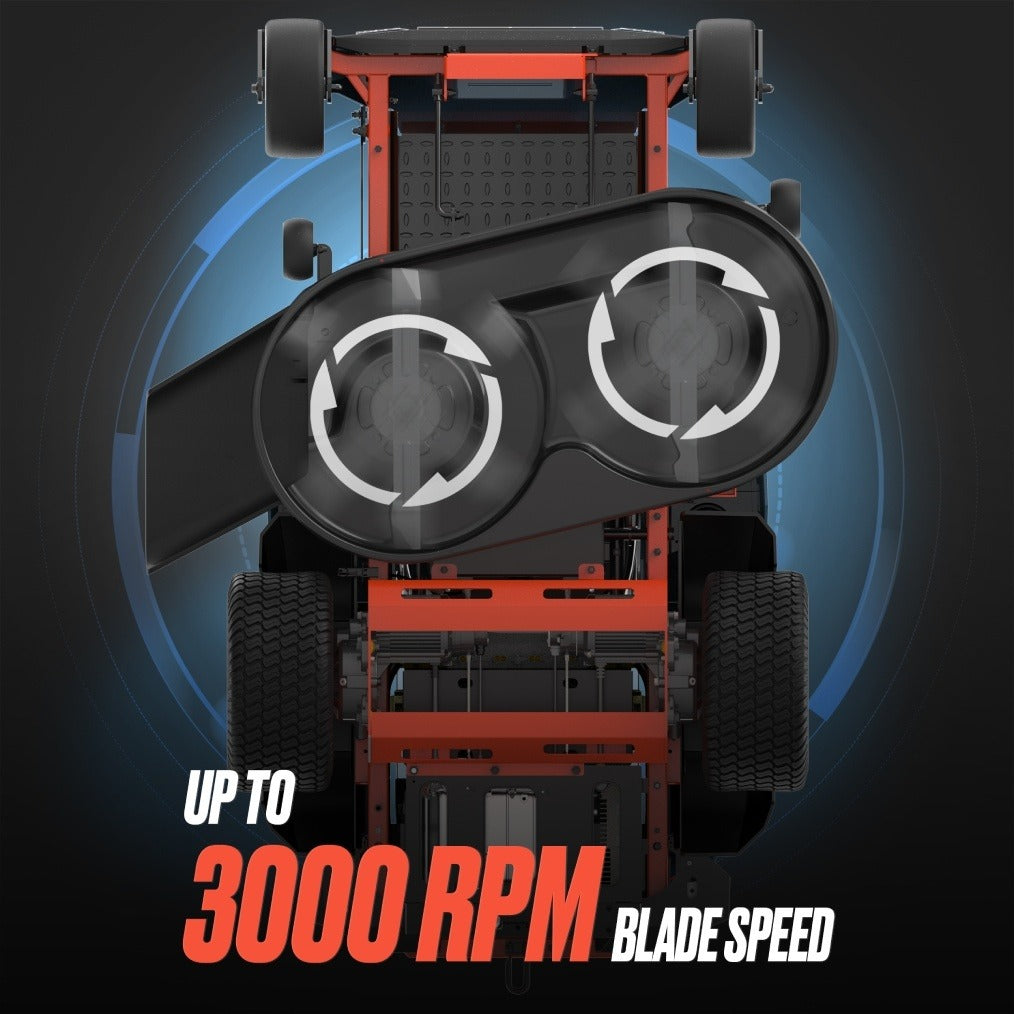 X6 60V 107cm (42") Zero Turn HYBRID Ride On Mower