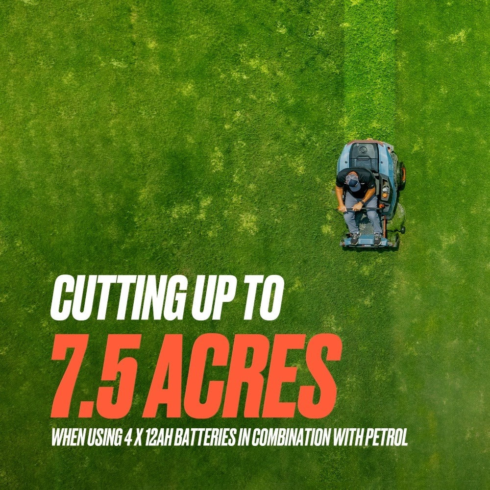 X6 60V 107cm (42") Zero Turn HYBRID Ride On Mower
