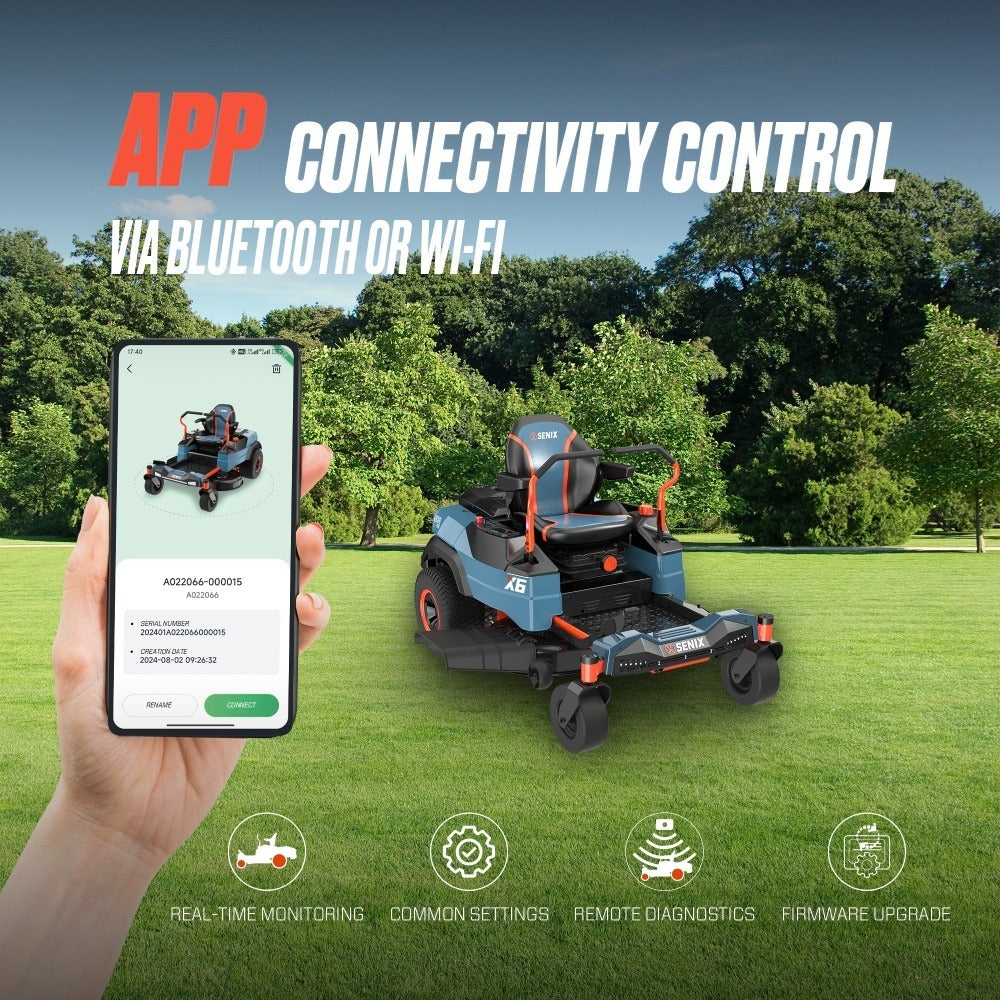 X6 60V 107cm (42") Zero Turn HYBRID Ride On Mower
