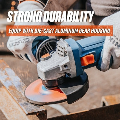 AC Corded 1010W 125mm Angle Grinder Kit